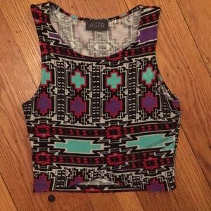 🌴☀️ASTR Wrap Front Tank Crop Top Size M☀️🌴